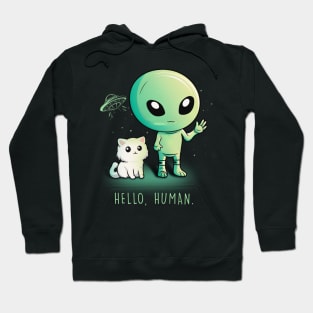 Alien - Hello Human Hoodie